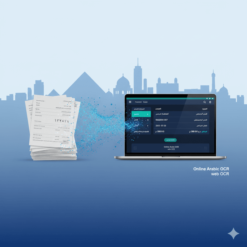 Online Arabic OCR for invoices - Converting Arabic documents to digital data